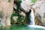Take a dip: water cascades into a natural pool near Boixols village
